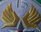 USAAF 15TH AIR FORCES FELT SHOULDER PATCH