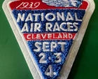 1939 NATIONAL AIR RACES CHENILLE BREAST PATCH- LARGE