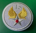 USAAF 15TH AIR FORCES FELT SHOULDER PATCH