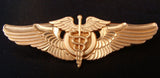 USAAF GOLD FLIGHT SURGEON WINGS 3 INCH
