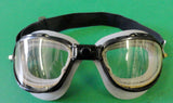 CHAS. FISCHER SKYWAY FLYING GOGGLES - BLACK FRAME