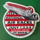 1933 NATIONAL AIR RACES CHENILLE BREAST PATCH
