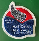 1932 NATIONAL AIR RACES CHENILLE BREAST PATCH 5 INCH