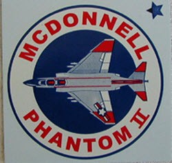 MCDONNELL F-4 PHANTOM DECAL