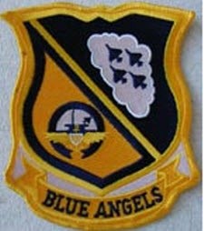 BLUE ANGELS LARGE BREAST PATCH