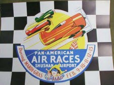 PAN AMERICAN AIR RACES POSTER