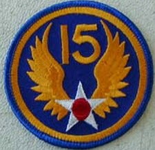 15TH AIR FORCE PATCH