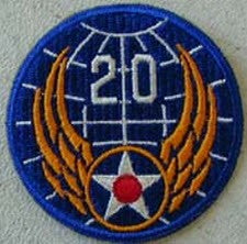 20TH AIR FORCE PATCH