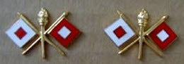 ARMY OFFICERS SIGNAL CORPS INSIGNIA