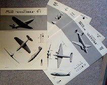 ORIGINAL WW II AIRCRAFT IDENTIFICATION POSTERS