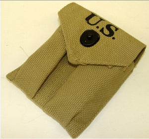 WWII US .45 AUTOMATIC DOUBLE MAG POUCH 1942 DATED
