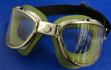 SKYWAY FLYING GOGGLES WITH OD COLORED FACE CUSHIONS